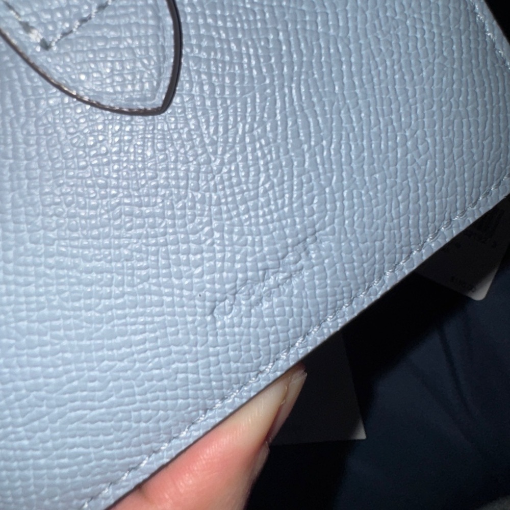 Coach Pale blue Leather Card Holder - Picture 11 of 16